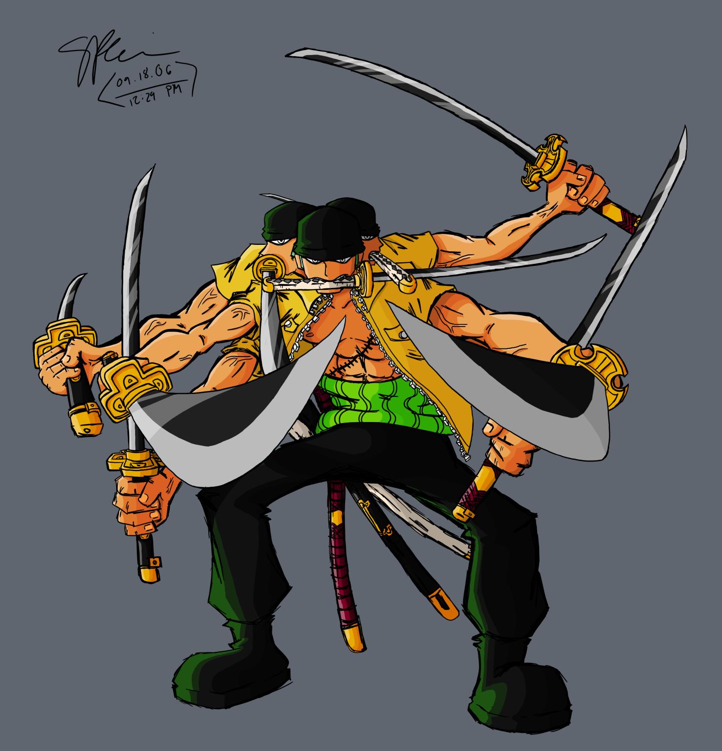 1442 x 1500 · png - Onepiece Image: One Piece Zoro Wallpaper V.1